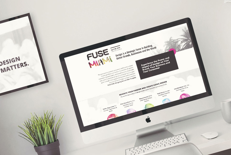 FUSE marketing conference website & collateral